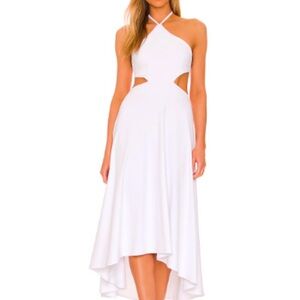 New Susana Monaco high low cut out dress